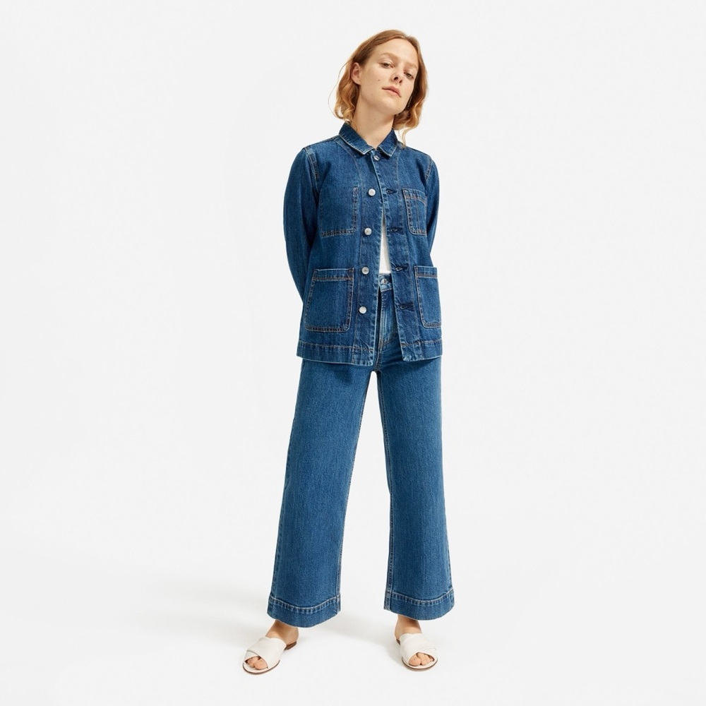 Everlane Denim Chore Jacket Size L